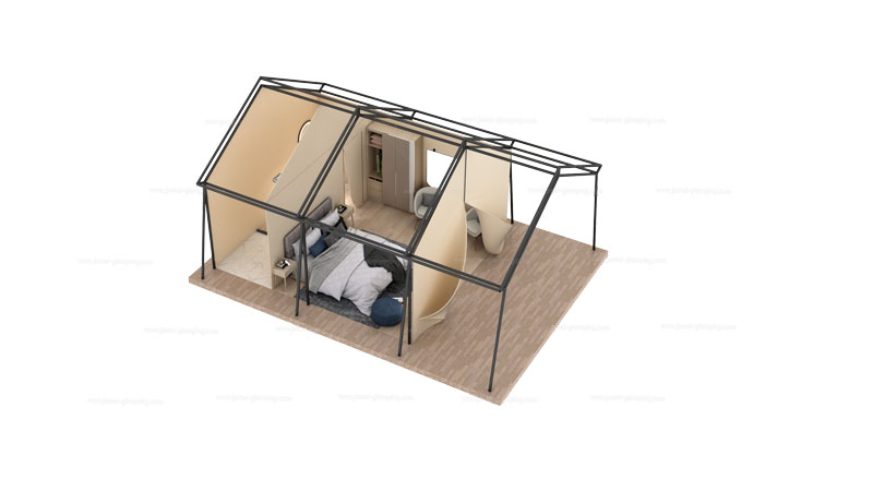 Safari Tent MFS-34 Floor Plan