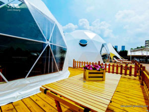 Stargazing Glamping Dome Tent in the City Glamping site Stargazing Glamping Dome Tent in the City Glamping site