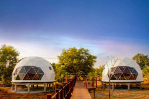 Luxury Domes in the Morning