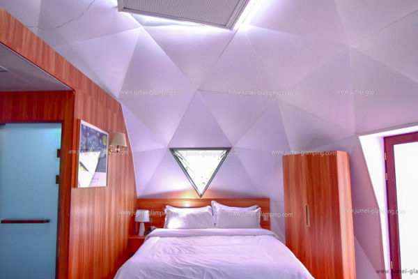 6m glamping dome interior design