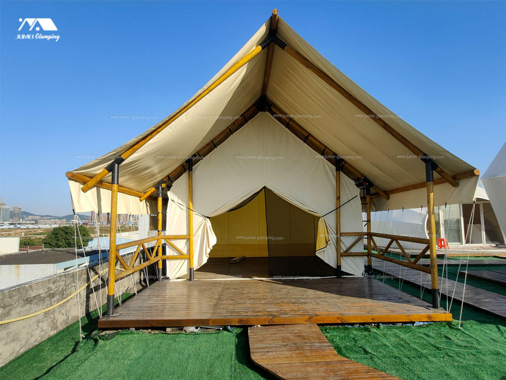 Luxury Safari Tent Front View