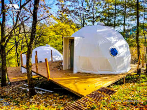 Glamping Dome with Platform