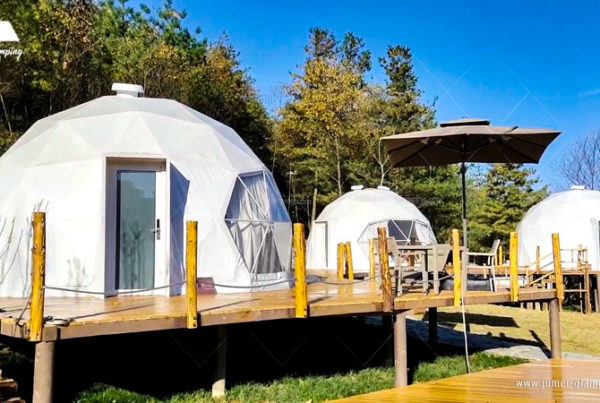 Luxury Glamping Domes and New Glamping Pods in the Woods on the Mountain