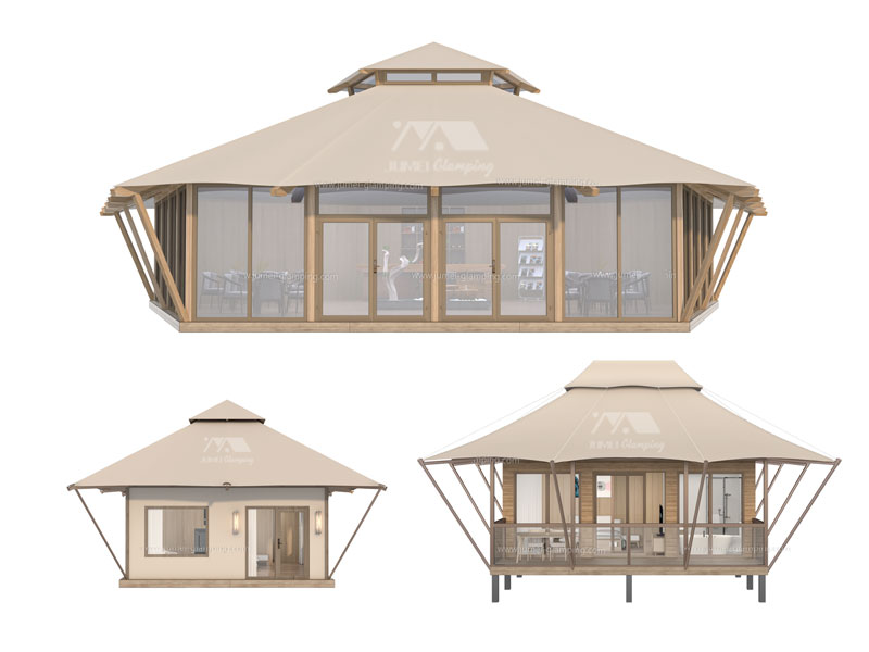 baard navigatie plafond H Series Safari Lodge Tent - Jumei Glamping Tents and Pods