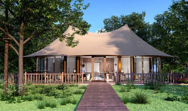 Luxury Lodge Tent Z2 Idea