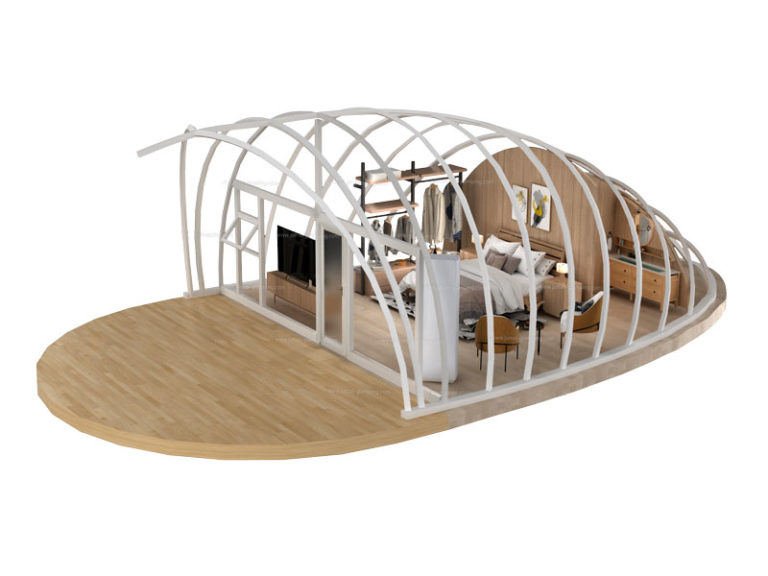 Shell Glamping Pod - Jumei Glamping Tents and Pods