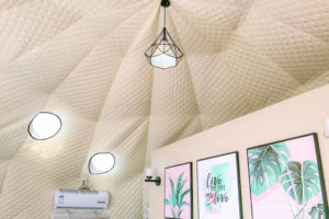 Glamping Dome Interior Design - Chandelier