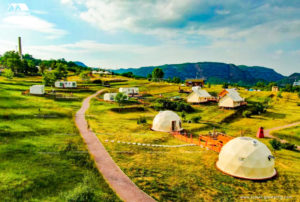 Safari Tents and Glamping Domes in Glamping Resort