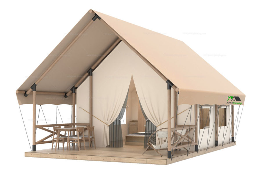 Kiezelsteen Afstoten Anzai Compact Luxury Safari Tent B32 - Jumei Glamping Tents and Pods
