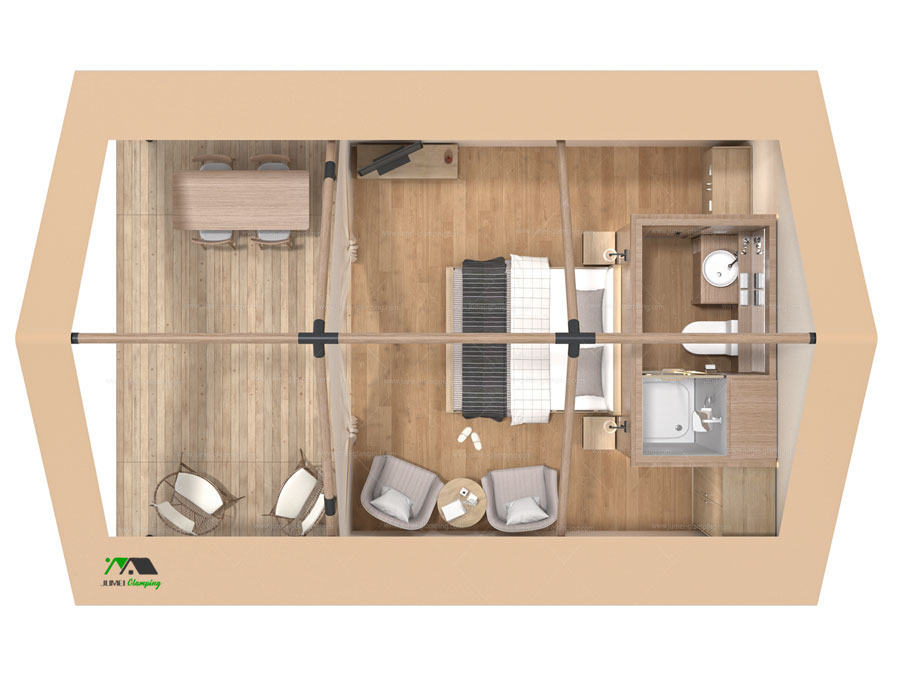 B40 Floor Plan 3D
