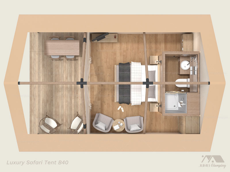 B40 Floor Plan 3D
