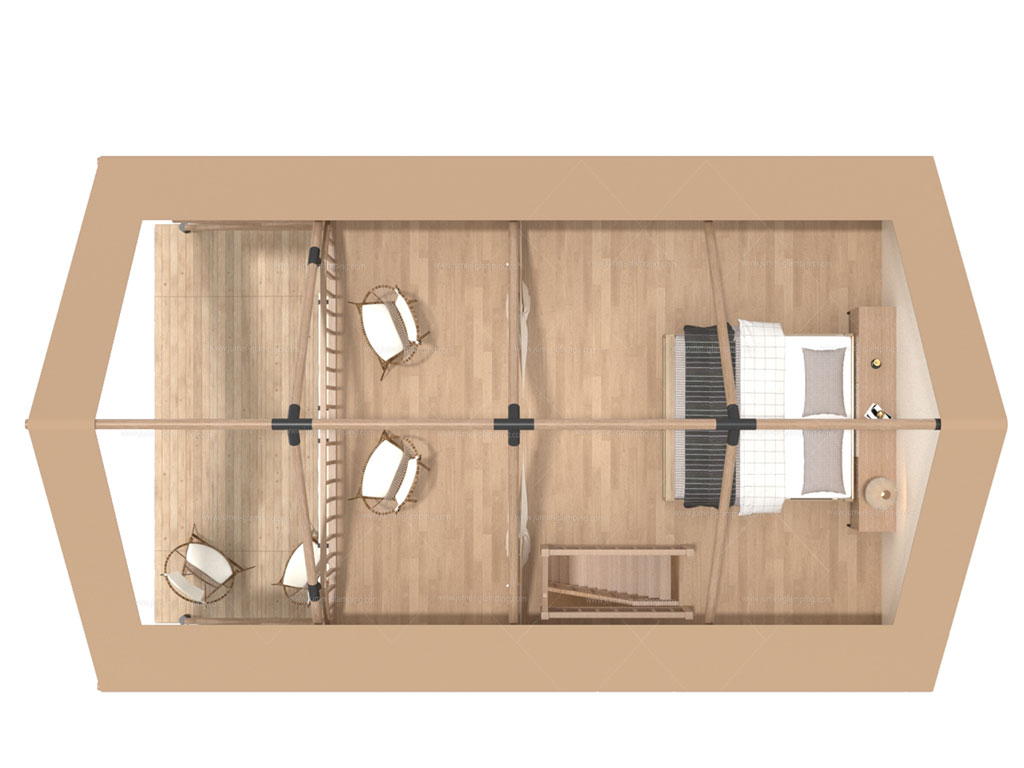 BGL45 Floor Plan 3D(Loft)
