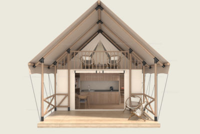 Two-Story Safari Tent - Jumei Glamping Tents and Pods