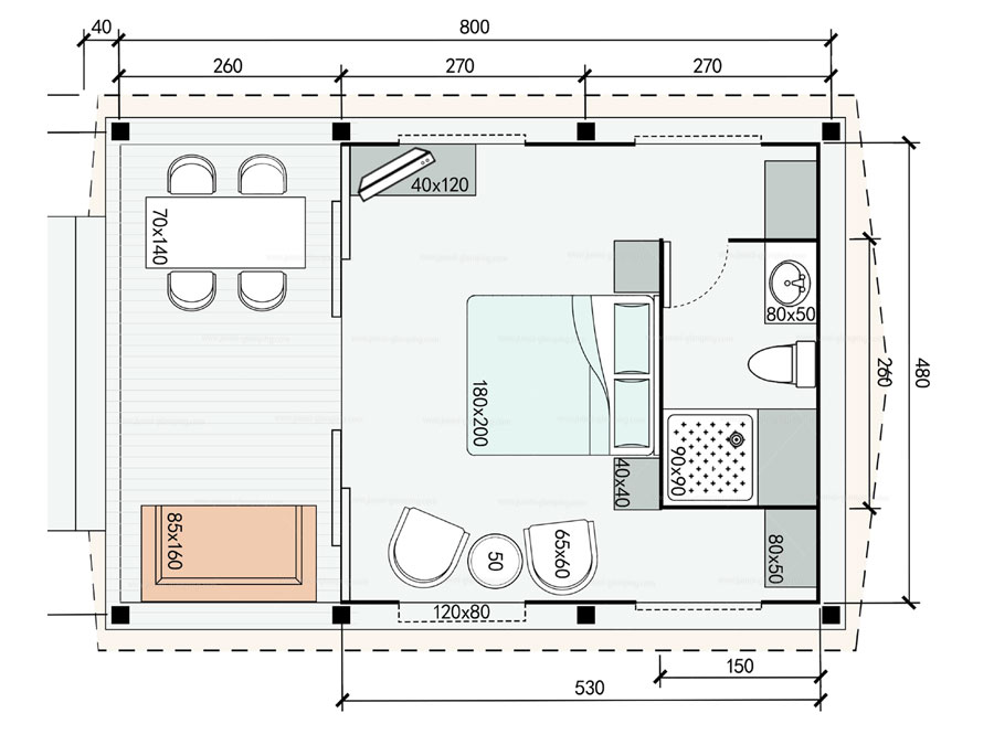 C40 Floor Plan 2D