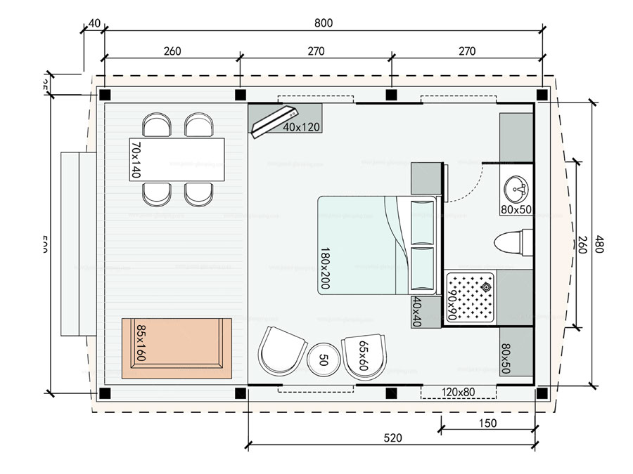 E40 Floor Plan 2D