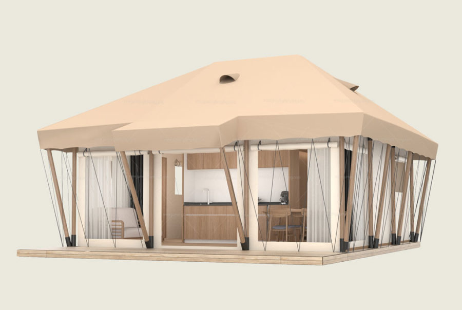 Exquisite Glamping Safari Tent S36