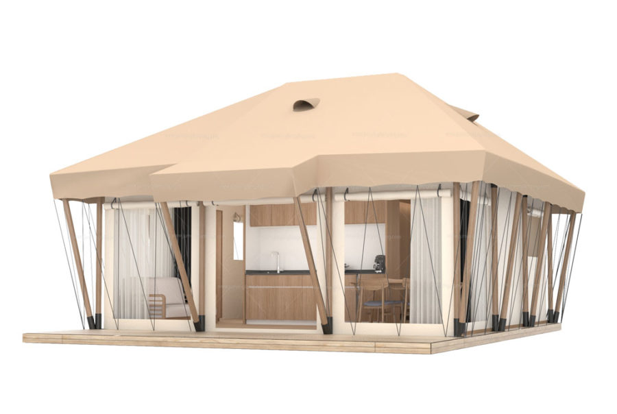 Exquisite Glamping Safari Tent S36