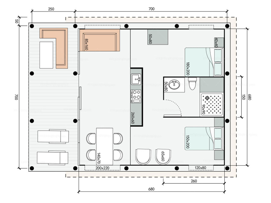 SX49 Floor Plan 2D