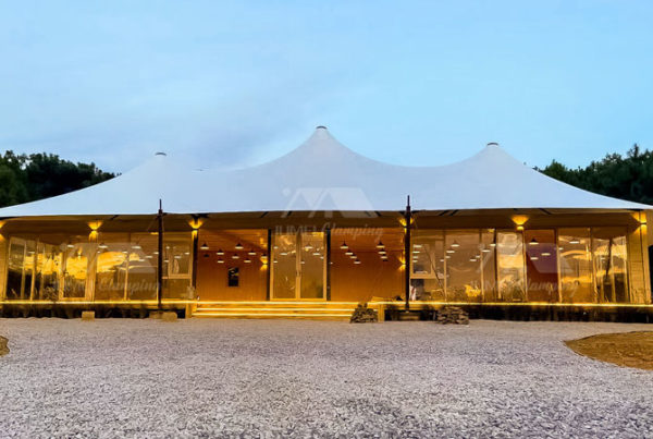 Large Luxury Glamping Tent for Glamping Resort Visitor Center