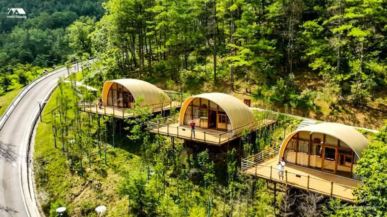 8 Styles 40s Glamping Domes And New Glamping Pods In A Resort Jumei