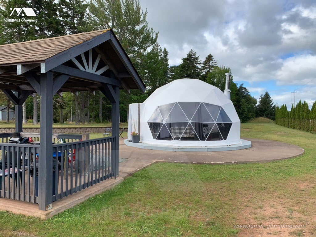 Glamping Dome in a Campground