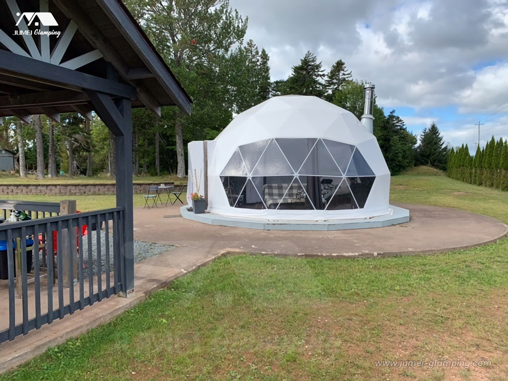 Glamping Dome in a Campground