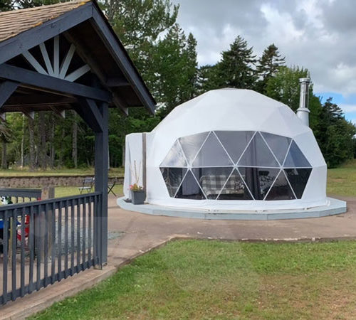 Off-grid Glamping Dome in a Campground