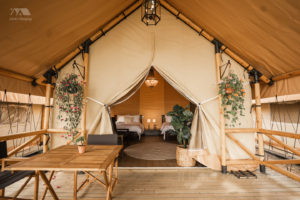 2 Queen Beds Safari Tent