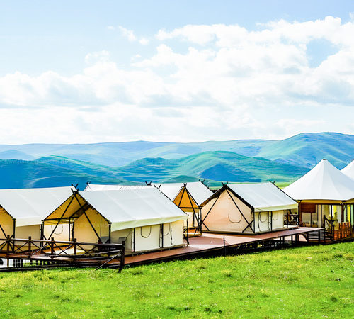 Safari tent and lodge tent house