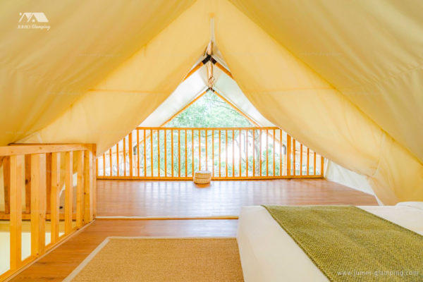 Two-story Safari Tent Loft