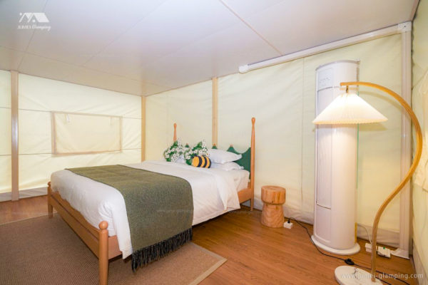 Two-story Safari Tent Bedroom