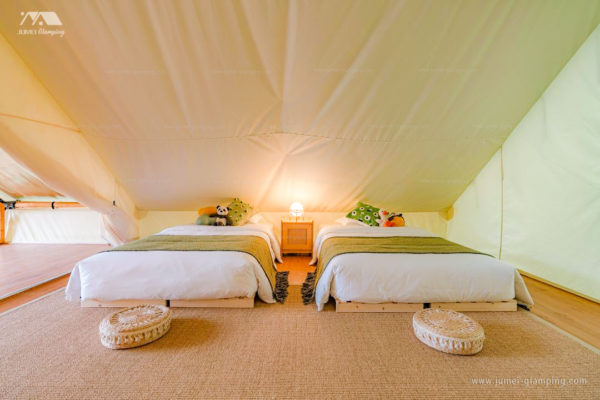 Two-story Safari Tent Loft